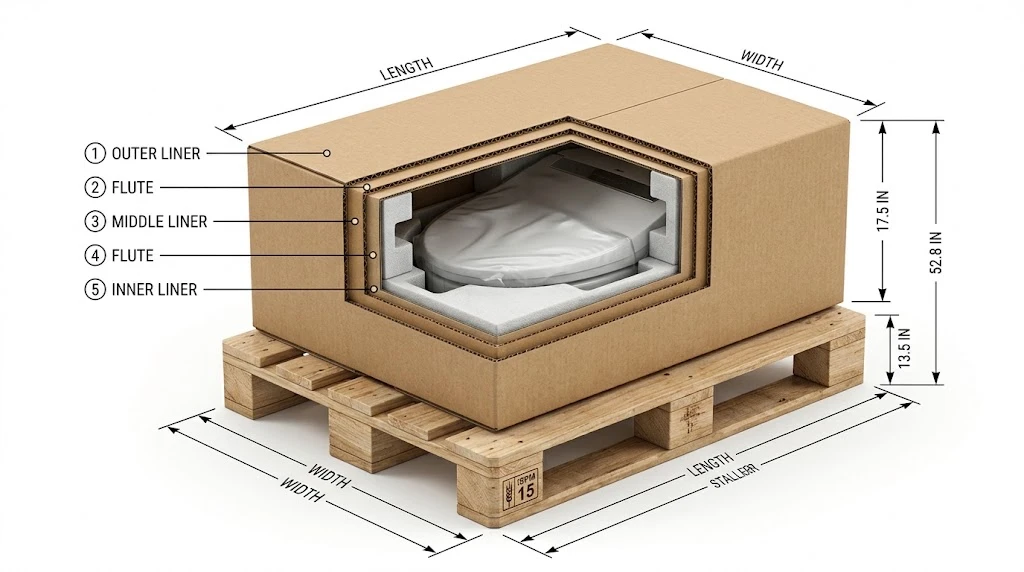 OEM automatic toilet seat packaging specifications OEM automatic toilet seat packaging specifications